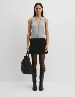 Cotton Cash Knit Vest