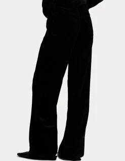 COTTON CORDUROY WIDE-LEG PANT