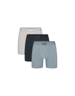 COTTON 3 PACK BOXER BRIEF 5 INCH