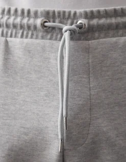 Cotton Rich Pin Tuck Straight Leg Jogger