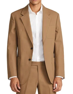 COTTON TWILL BLAZER