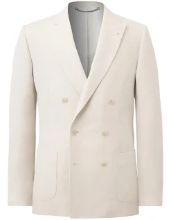 Cotton Twill Double Breasted Jacket