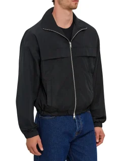 Coupe Vent Zip High Neck Windbreaker Jacket
