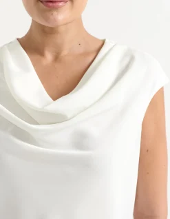 COWL NECK BLOUSE
