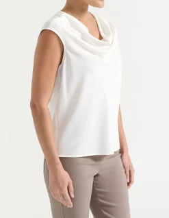 COWL NECK BLOUSE