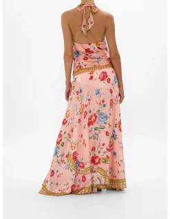 COWL NECK HALTER TOP