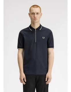 CREPE PIQUE POLO SHIRT