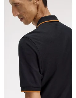 CREPE PIQUE POLO SHIRT