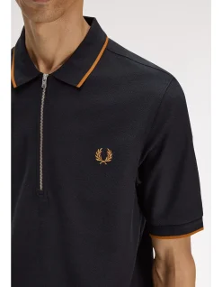 CREPE PIQUE POLO SHIRT