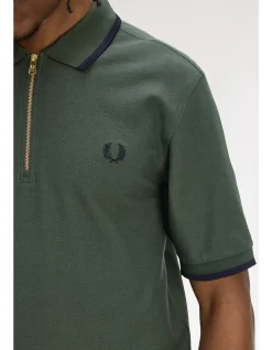 CREPE PIQUE POLO SHIRT