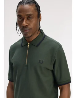 CREPE PIQUE POLO SHIRT