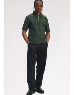 CREPE PIQUE POLO SHIRT