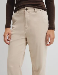 Crop Curve Ankle Length Cotton Jean