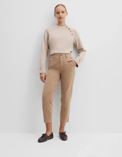 Crop Curve Ankle Length Cotton Jean