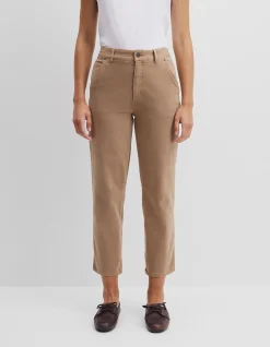 Crop Curve Ankle Length Cotton Jean