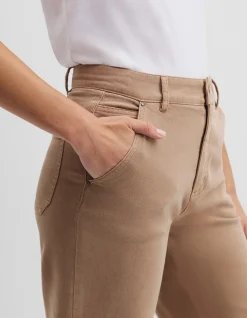 Crop Curve Ankle Length Cotton Jean