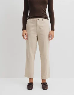 Crop Curve Ankle Length Cotton Jean