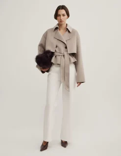 Cropped Trench Coat