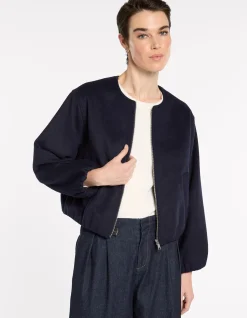 CROPPED BOMBER