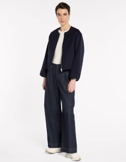 CROPPED BOMBER
