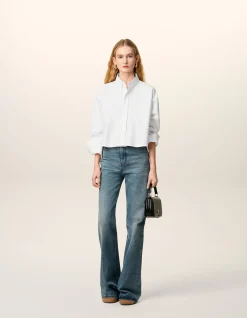 CROPPED Long Sleeve BU SHIRT