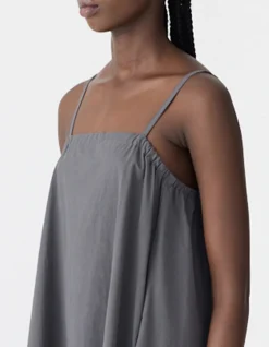 Crushed Cotton Parachute Dress