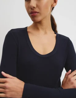 Cupro Rib Top
