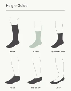 Cushioned Bamboo Crew Everyday Socks