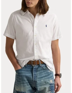 CUSTOM FIT SEERSUCKER SHIRT