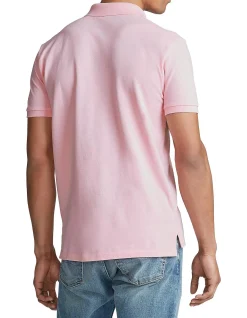 Custom Slim Fit Mesh Polo Shirt