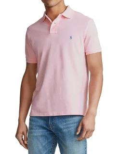 Custom Slim Fit Mesh Polo Shirt