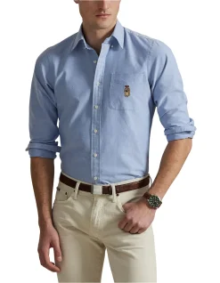 Custom Fit Polo Bear Oxford Shirt