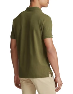 Custom Slim Fit Mesh Polo Shirt