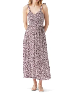DANA SHIRRED DRESS