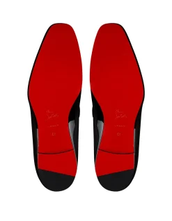 DANDELION GALVIN PATENT BLACK LIN LOUBI LOAFERS