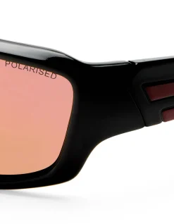 DARGAN BLACK WRAP SUNGLASSES