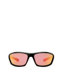 DARGAN BLACK WRAP SUNGLASSES