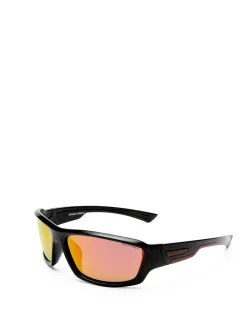 DARGAN BLACK WRAP SUNGLASSES