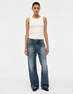 Daria Baggy Mid Rise Straight Leg Jeans