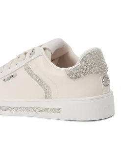 Daze Jewel Pearl Leather Heel