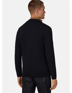 DB EXTRAFINE MERINO WOOL STITCHING JACKET