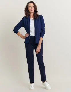DELENE ZIP KNIT CARDIGAN