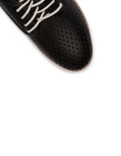 Derby Punch Black Shoes