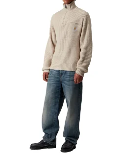 Detroit Half Zip Sweater