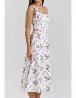 DIONNE COTTON MIDI DRESS