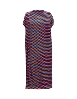 DIRIA HIGH NECK SS DRESS