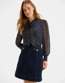 Ditzy Dot Polka Blouse
