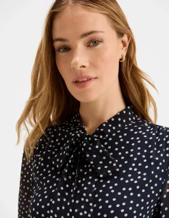Ditzy Dot Polka Blouse