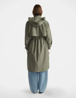D-Luxe Adjustable Waist Hooded Rain Jacket