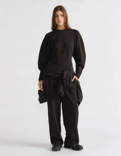 D-LUXE CINCHED SWEAT